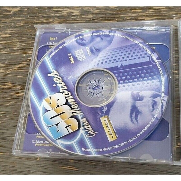50's Golden Memories by Various (CD, Legacy) GOOD - Picture 4 of 5